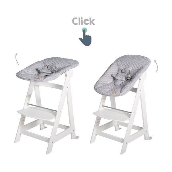 Valge söögitool Grow-Along - Roba-image-4