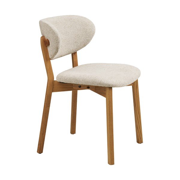 Beež/naturaalses toonis polsterdatud söögitool Dunkirk – House Nordic-image-4