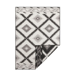 Must ja kreemjas välisvaip , 290 x 200 cm Malibu - NORTHRUGS