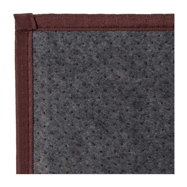 Pruun-sinepivärvi bambusest koridorivaip 60x200 cm - Casa Selección-image-3