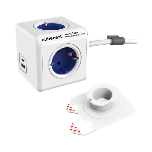 Pistikupesa PowerCube Extended USB Schuko - Cubenest-image-1