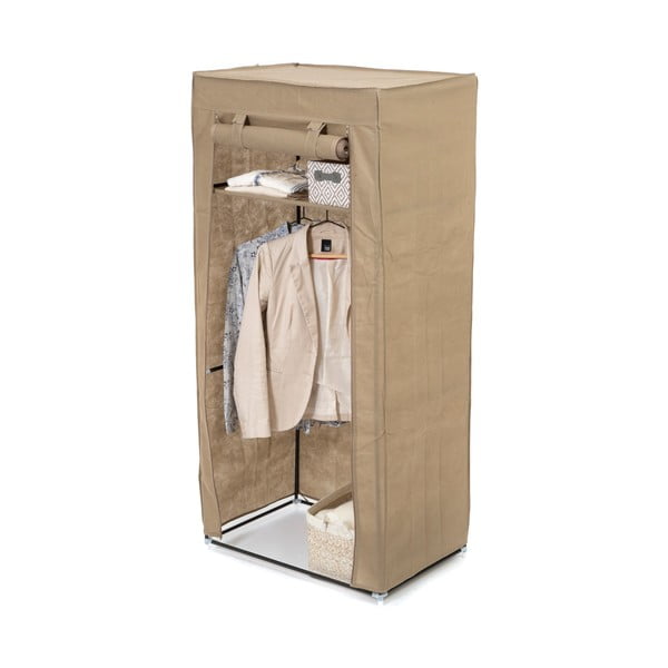 Beežist kangast riidekapp 70x148 cm Wardrobe - Compactor