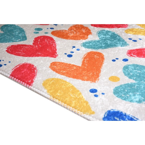 Pestav laste vaip 80x120 cm Hearts of Love - Vitaus-image-2