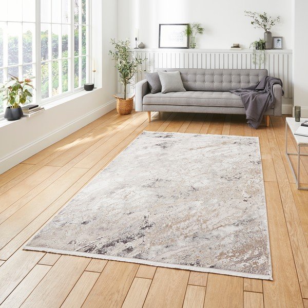 Kreem viskoosist vaip 160x230 cm Bellagio - Think Rugs-image-1