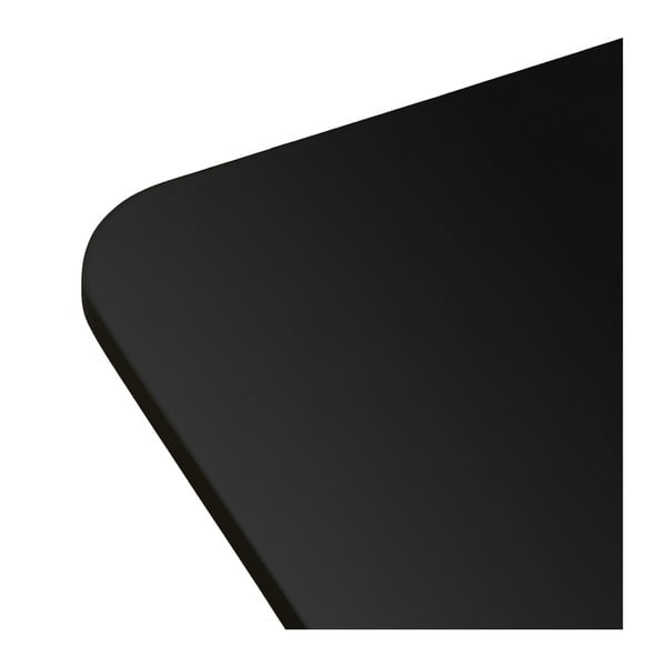 Must söögilaud musta lauaplaadiga 80x120 cm - Casa Selección-image-2
