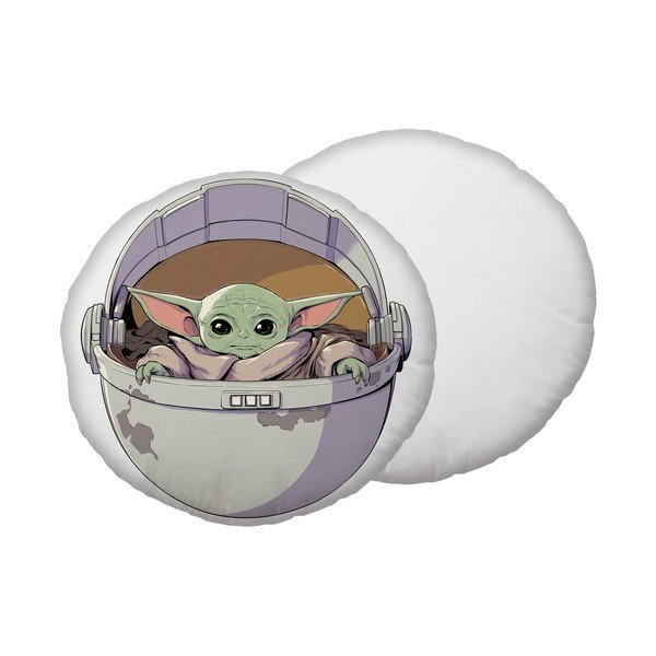 Laste mikroplüüsist padi ø 40 cm Star Wars "Mandalorian 02" - Jerry Fabrics