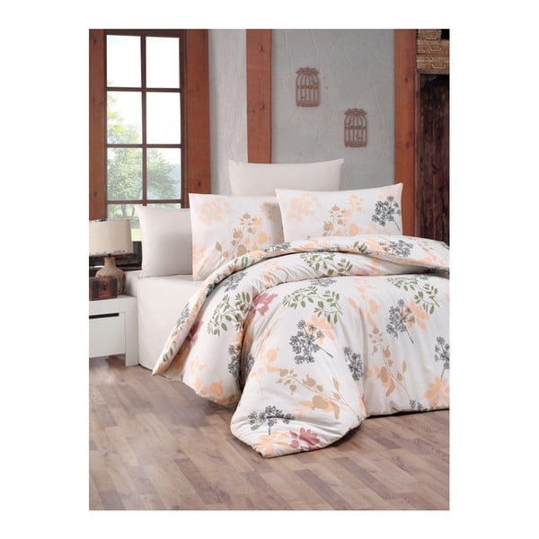 Ranforce puuvillane voodipesu koos voodipesuga kaheinimesevoodile Vivian, 200 x 220 cm - Mijolnir