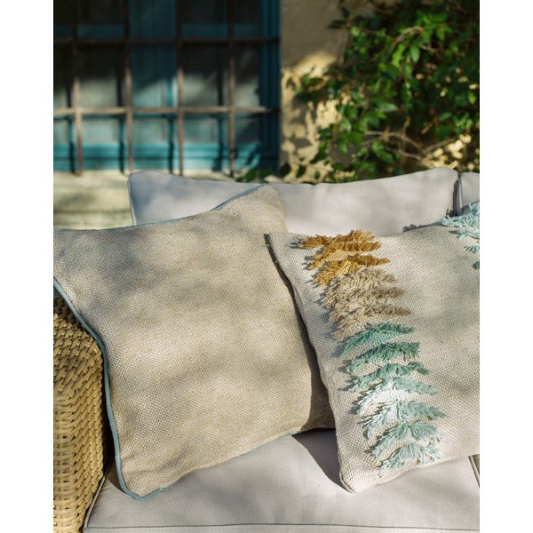 Pruun taaskasutatud plastikust padjapüür, 45 x 45 cm Dalila - Kave Home-image-2