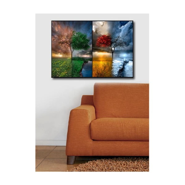 Maal lõuendil Aastaajad, 70 x 45 cm - Wallity-image-3