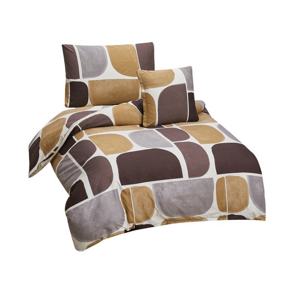 3-osaline mikrosatiinist voodipesu üheinimesevoodile 140x200 cm Pablo - My House