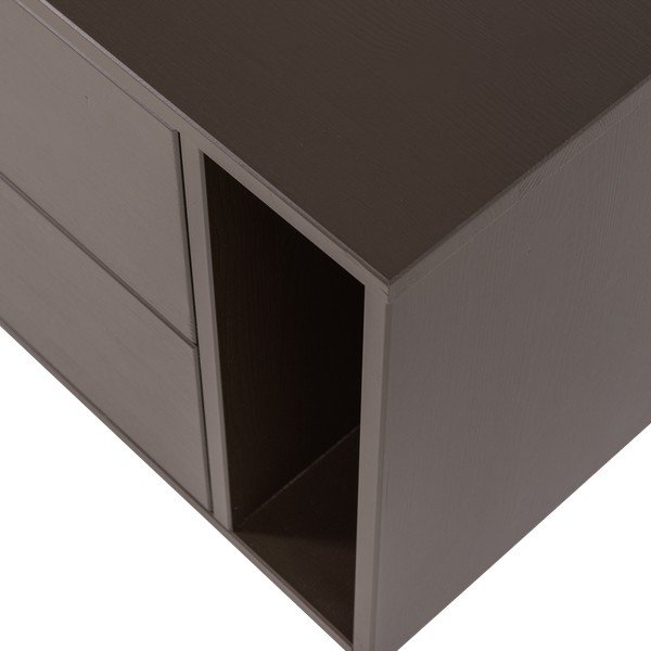 Tumepruun männipuidust telekaalus 200x45x44 cm Settle Down - vtwonen-image-3