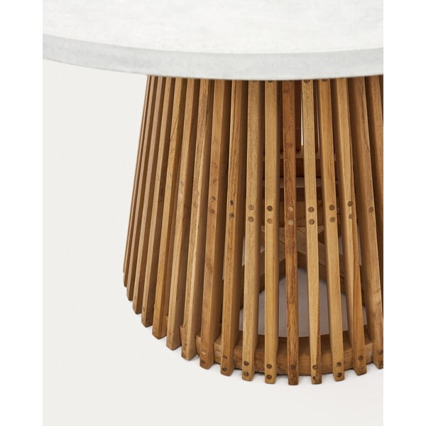 Ümmargune aia söögilaud ø 120 cm Alcaufar - Kave Home-image-4