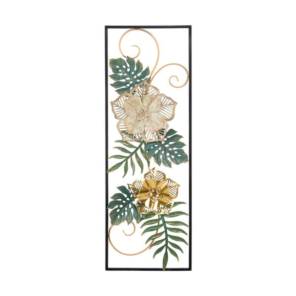 Kovová závěsná dekorace se vzorem květin Mauro Ferretti Campur -B-, 31 x 90 cm