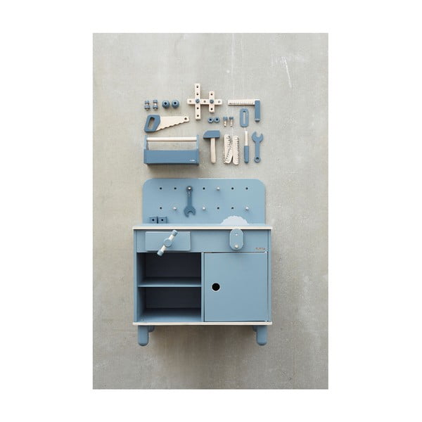 Sinine laste töökoda Tööpink Play - Flexa-image-2