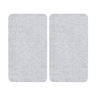 Karastatud klaasist katte komplekt pliidi äärde 2tk 52x30 cm Transparent - Allstar