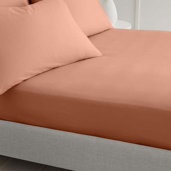 Puuvillane voodilina 90x190 cm Cotton Percale - Bianca-image-2
