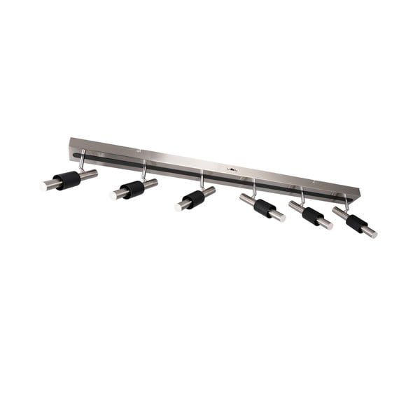 Must/hõbedane LED-kohtvalgusti 20,5x120 cm Ikaris - Trio Select