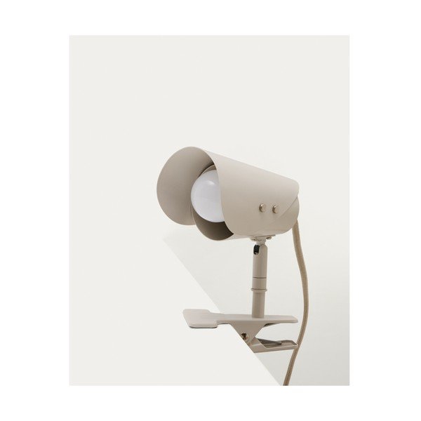 Helehall metallist laualamp klambriga (kõrgus 16 cm) Jula - Kave Home-image-4
