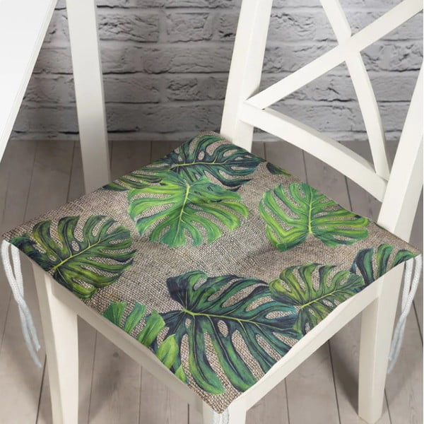 Roheline Banana Leaves tooli istmepadi, 40 x 40 cm - Minimalist Cushion Covers-image-1