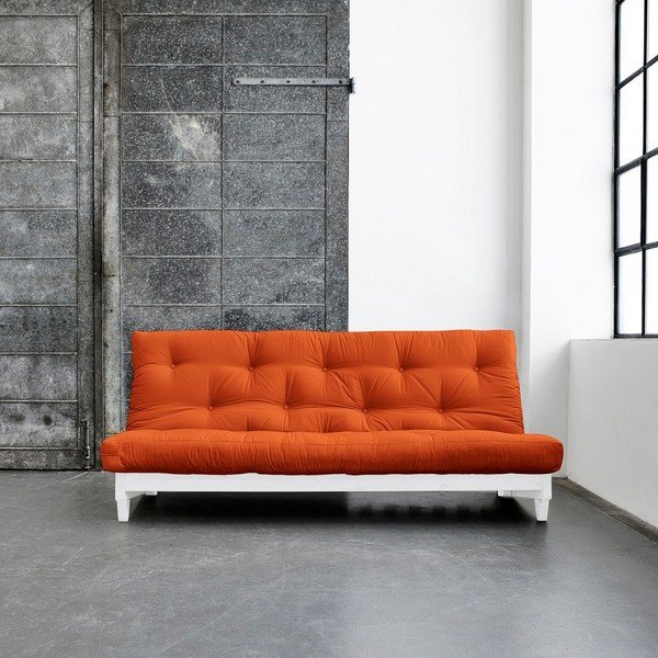 Rozkládací pohovka Karup Fresh White/Orange