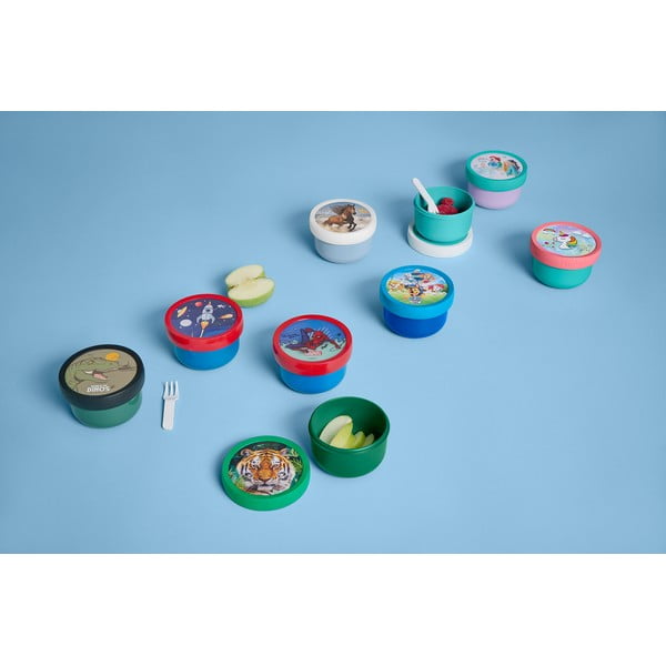 Laste suupistekarp koos kahvliga Disney princess - Mepal-image-4