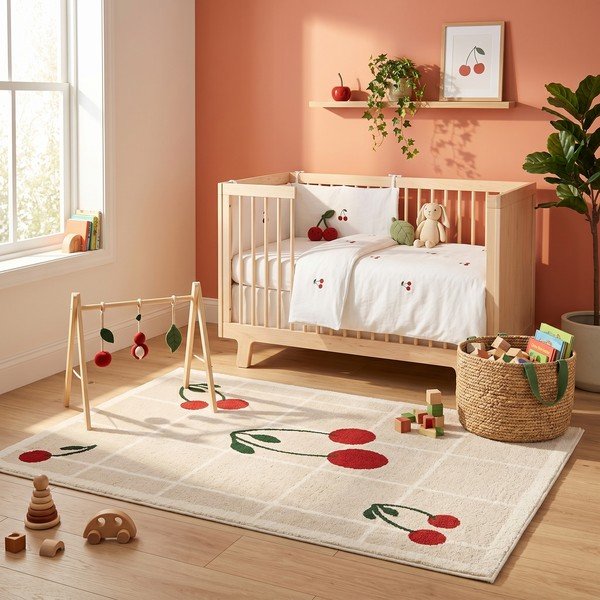 Beež laste vaip 120x170 cm Cherry - ESTE-image-2