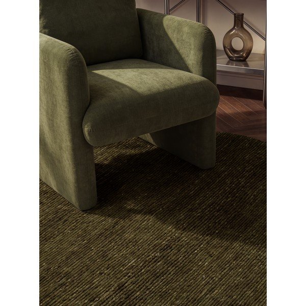 Tumeroheline käsitsi kootud villane ümmargune vaip ø 200 cm Bexley Woolwich - Ted Baker-image-2