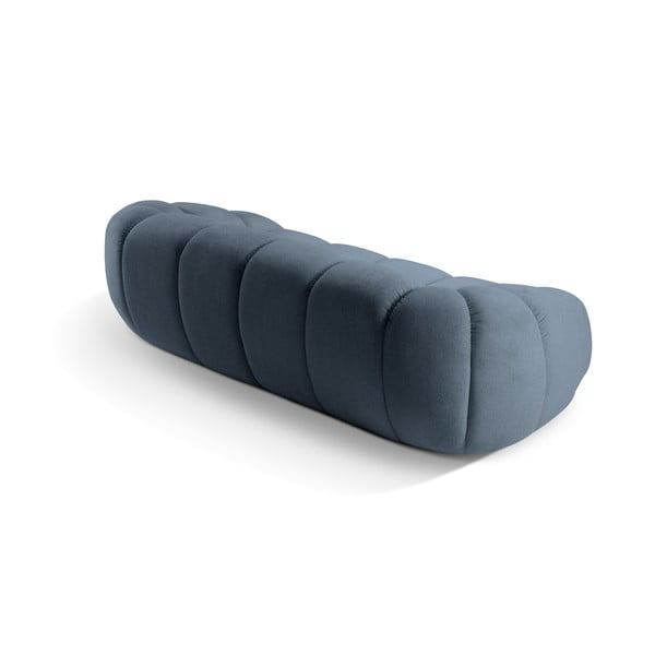 Sinine sametist diivan 254 cm Diana - Micadoni Home-image-4