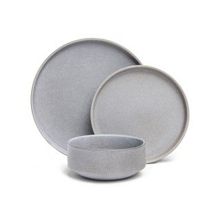 18-osaline hall kivikeraamikast nõude komplekt Malia - Bonami Selection