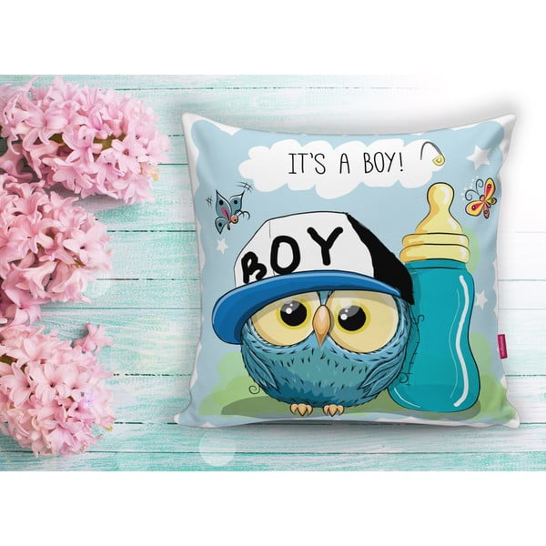 Laste padjakate 43x43 cm Boy Owl - Mila Home-image-2