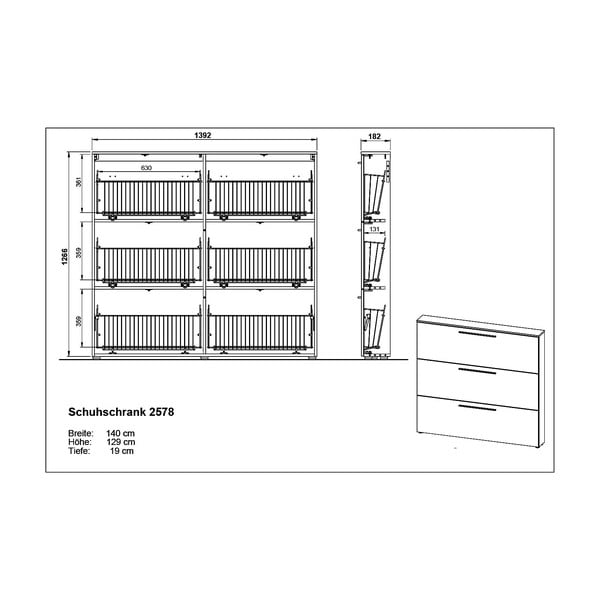 Hall ja beež jalatsiriiul Utah - Germania-image-4