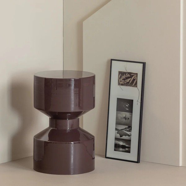 Metallist ümmargune abilaud ø 30 cm Hidde - WOOOD-image-1