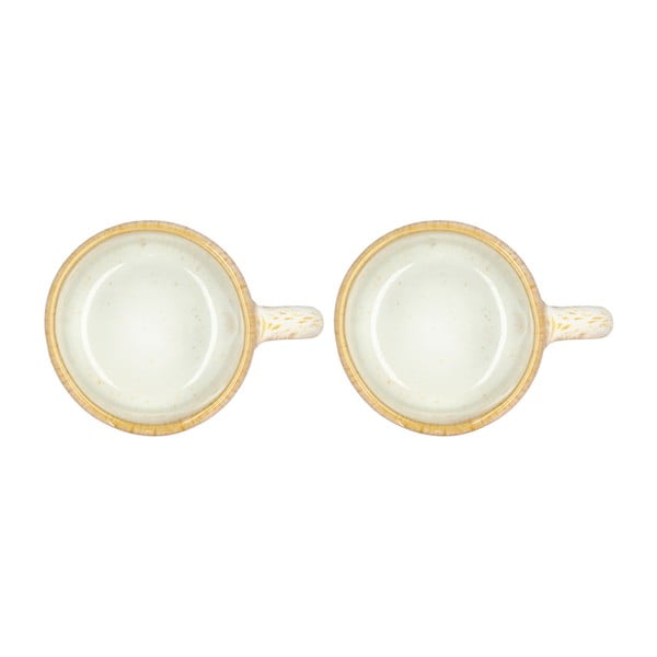 Kreemid kivikeraamikast espressotassid 2tk 80 ml Styles - Villa Collection-image-3