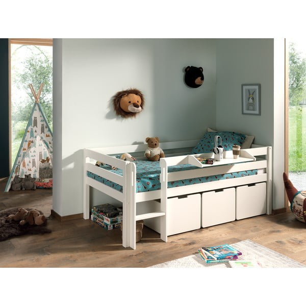 Valged sahtlid lastevoodi alla 3tk Pino - Vipack-image-4