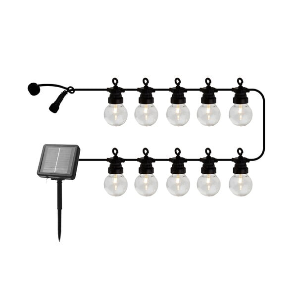 Päikese valguskett pirnide arv 10 tk pikkus 300 cm Lucas Clear – Sirius