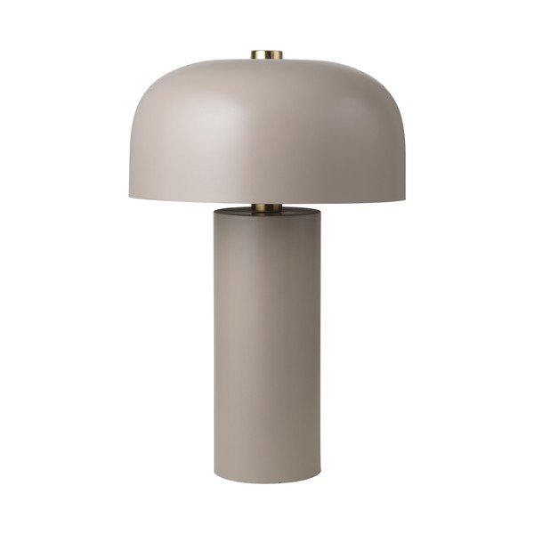 Šedá stolní lampa Cozy living Lulu, výška 55 cm