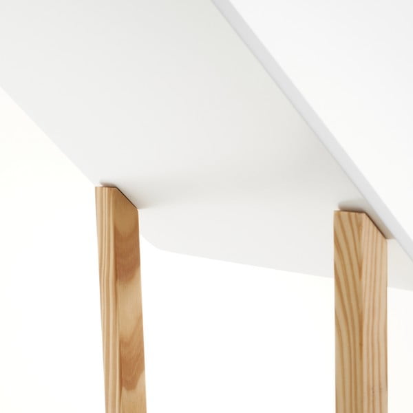 Valge laste raamaturiiul 79x131 cm - Casa Selección-image-2