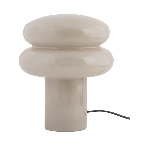 Beež klaasist laualamp (kõrgus 24 cm) Incesante - Leitmotiv