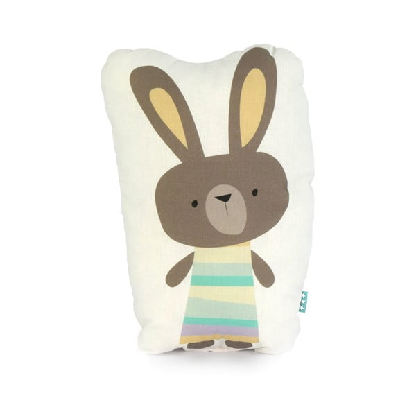 Bavlněný polštářek Moshi Moshi Rabbit Family, 40 x 30 cm