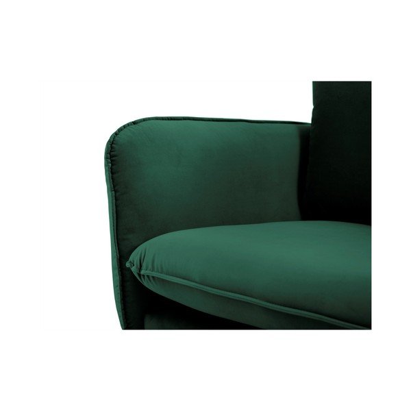 Roheline sametne diivan , 200 cm Vienna - Cosmopolitan Design-image-4