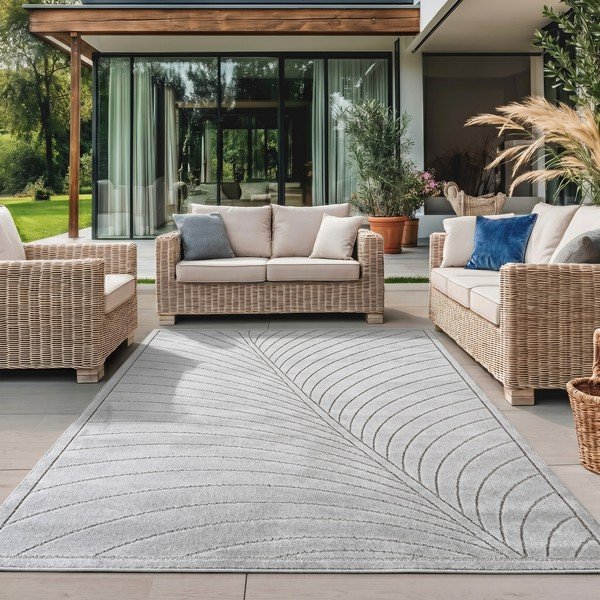 Hõbedane sise- ja välisvaip 200x290 cm Nova 1204 - Ayyildiz Carpets-image-1