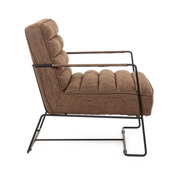 Pruun kunstnahast tugitool Brianna - Bizzotto-image-3