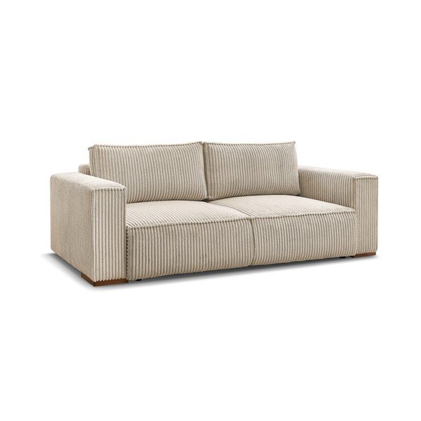 Helepruun velvetist diivanvoodi/panipaigaga 244 cm Chelsea - Bobochic Paris-image-3