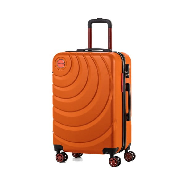 Oranžový cestovní kufr Murano Manhattan, 71 l