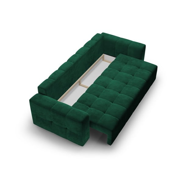 Roheline sametne diivanvoodi Luca - Milo Casa-image-4