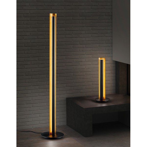 Must hämardatav LED-põrandavalgusti (kõrgus 142,5 cm) Texel - Trio-image-2