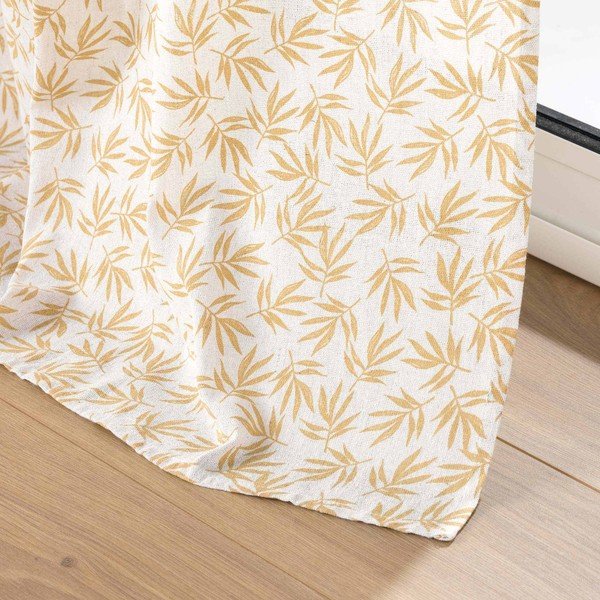 Kollane-valge kardin 140x240 cm Maddy - douceur d'intérieur-image-4