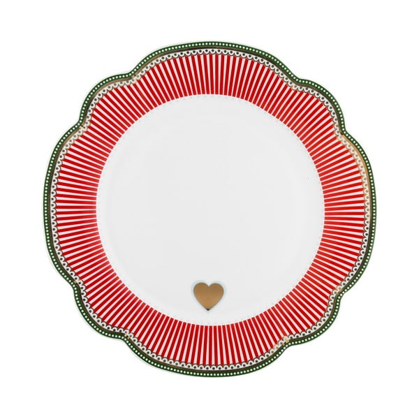 Porcelánový talíř Holiday od Lisbeth Dahl, 24 cm, 4 ks-image-1