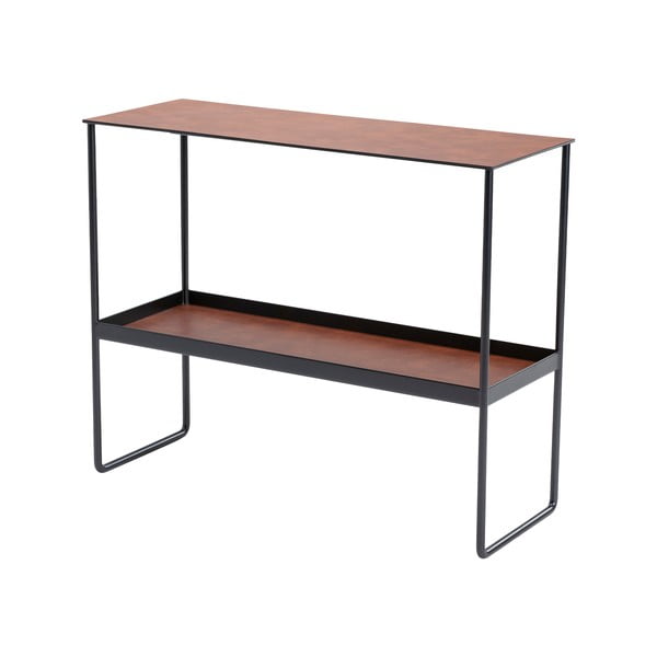 Konjakipruun metallist konsoollaud 29x78 cm Bull - LIND DNA