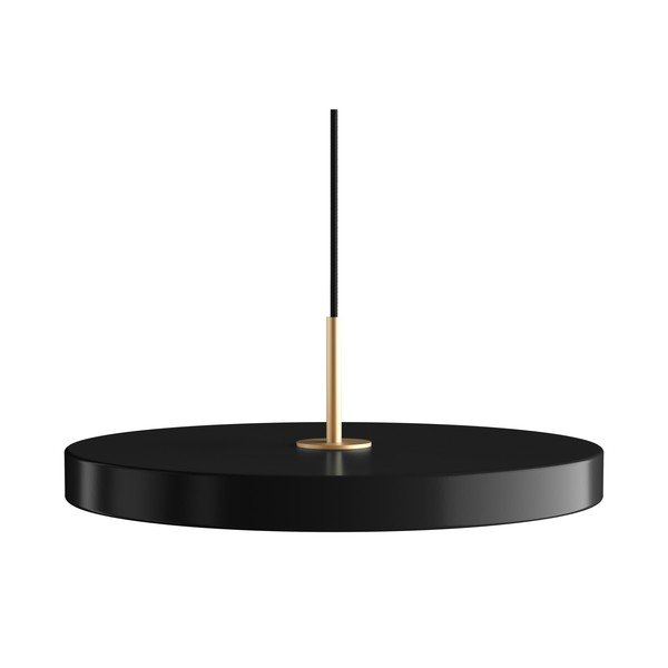 Must LED rippvalgusti metallist lambivarjuga ø 43 cm Asteria Medium - UMAGE